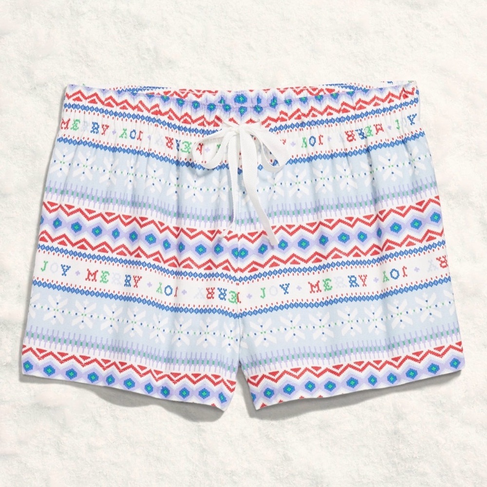Old Navy Multicolor Patterned Sleep Shorts